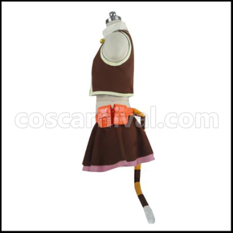 My Hero Academia Chatora Yawara Cosplay Costume coscarnival - Back View