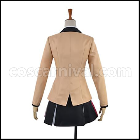 Gonna be the Twin-Tail!! Erina Shindou/Tail Yellow Cosplay Costume coscarnival - Back View