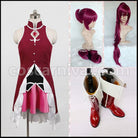 Mahou Shoujo Madoka Magica Sakura Kyouko Costume + Wig + Boots 3-Piece Set by coscarnival - Front View