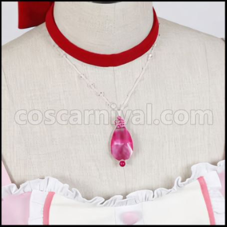 Mahou Shoujo Madoka Magica Kaname Madoka Costume + Wig + Shoes 3-Piece Set by coscarnival - Collar Design