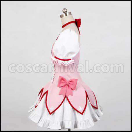 Mahou Shoujo Madoka Magica Kaname Madoka Costume + Wig + Shoes 3-Piece Set by coscarnival - Color and Pattern