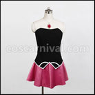 Mahou Shoujo Madoka Magica Sakura Kyouko Costume + Wig + Boots 3-Piece Set by coscarnival - Collar Design