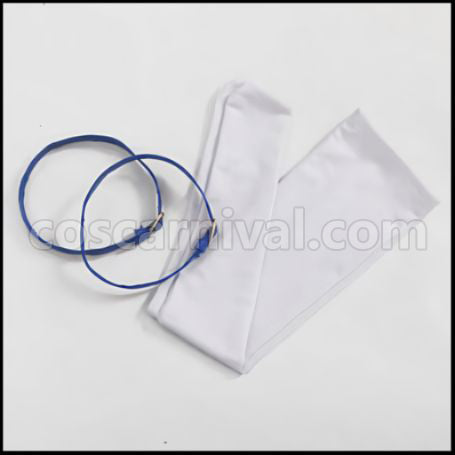 Mahou Shoujo Madoka Magica Miki Sayaka Costume + Wig + Boots 3-Piece Set by coscarnival - Detail Close-up