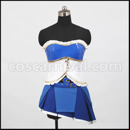 Mahou Shoujo Madoka Magica Miki Sayaka Costume + Wig + Boots 3-Piece Set by coscarnival - Color and Pattern
