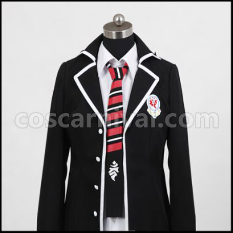 Blue Exorcist Okumura Rin Costume + Wig + Shoes 3-Piece Set coscarnival - Detail Close-up