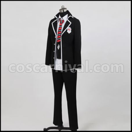 Blue Exorcist Okumura Rin Costume + Wig + Shoes 3-Piece Set coscarnival - Cuff Style