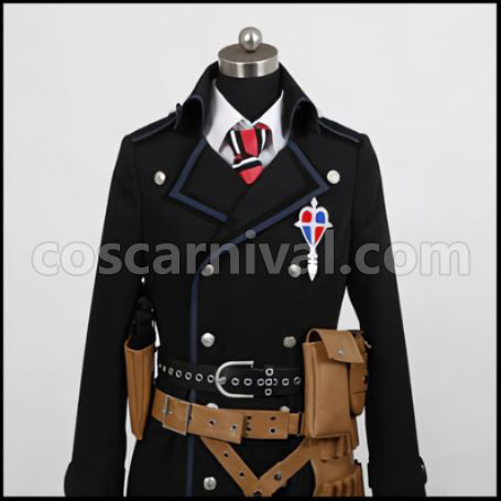 Blue Exorcist Okumura Yukio Costume + Wig Two-Piece Set coscarnival - Cut and Style