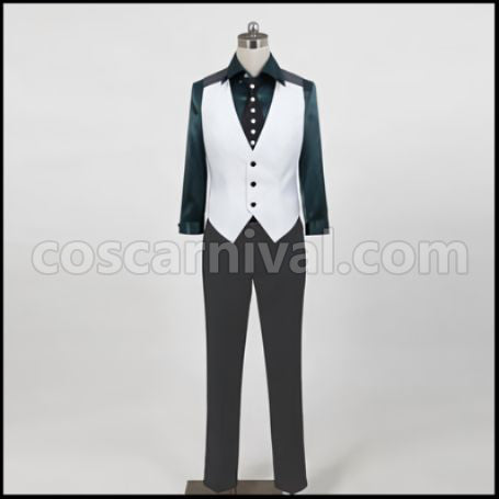 TIGER & BUNNY Kotetsu T. Kaburagi Outfit Wig Shoes Three Piece Set coscarnival - Material Texture