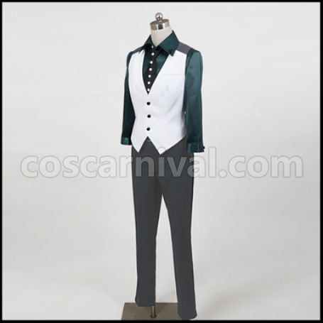 TIGER & BUNNY Kotetsu T. Kaburagi Outfit Wig Shoes Three Piece Set coscarnival - Color and Pattern