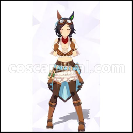 Uma Musume Pretty Derby Winning Ticket Cosplay Costume coscarnival - Back View