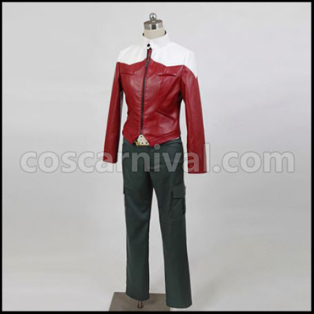 TIGER & BUNNY Barnaby Brooks Jr. Outfit Wig Boots Three Piece Set coscarnival - Cuff Style