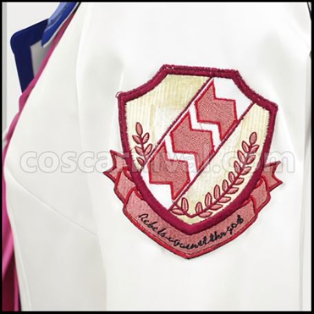 Angel Beats! SSS Uniform Iwasawa Costume + Wig Set coscarnival - Back View