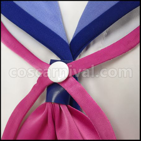 Angel Beats! SSS Uniform Iwasawa Costume + Wig Set coscarnival - Side Profile