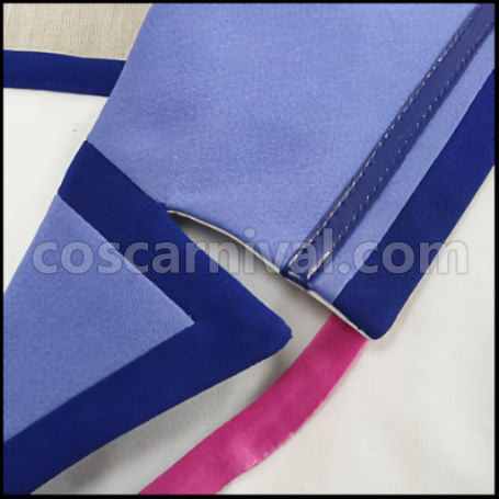 Angel Beats! SSS Uniform Iwasawa Costume + Wig Set coscarnival - Cuff Style
