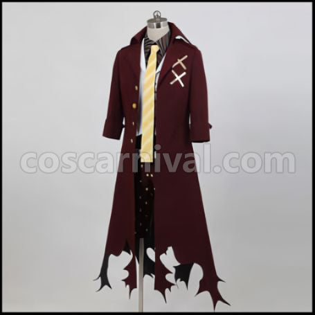 Blue Exorcist Amaimon Costume + Wig 2-Piece Set coscarnival - Hem Detail