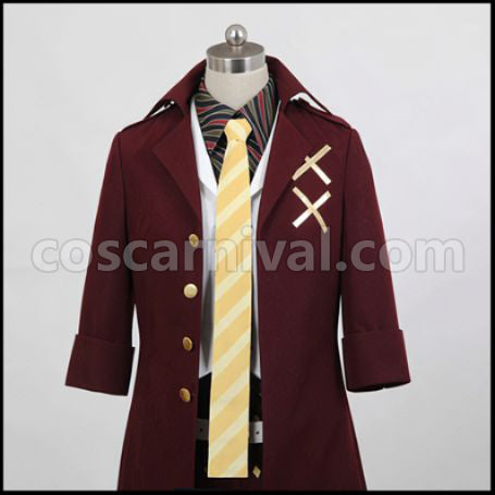 Blue Exorcist Amaimon Costume + Wig 2-Piece Set coscarnival - Material Texture