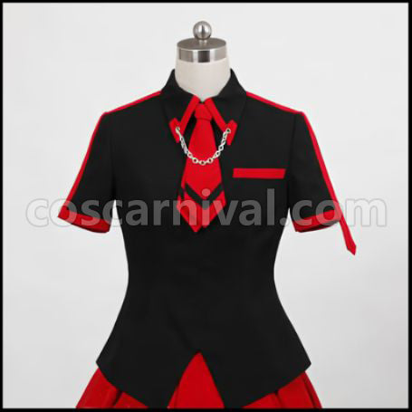 BLOOD-C Kisaragi Saya Cosplay Costume + Wig Set coscarnival - Functional Details