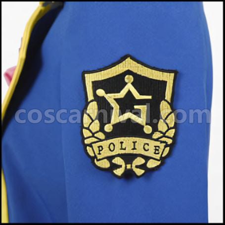 Detective Opera Milky Holmes Genius4 Toyama Saku Outfit + Boots 2 Piece Set Cosplay Costume coscarnival - Detail Close-up