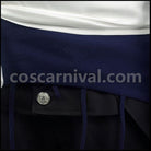 Hakuoki Saito Hajime Western Outfit Costume + Wig Set coscarnival - Detail Close-up