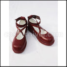 Aria the Scarlet Ammo Riko Mine Costume + Shoes 2 Piece Set coscarnival - Collar Design