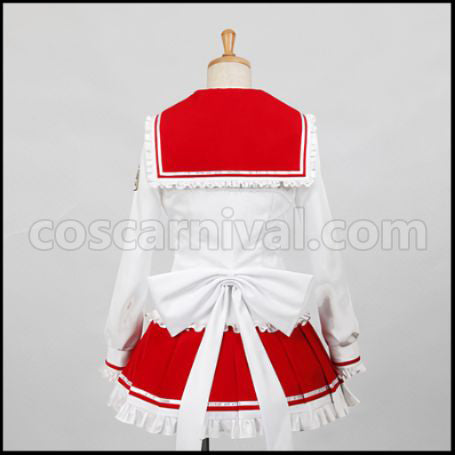 Aria the Scarlet Ammo Riko Mine Costume + Shoes 2 Piece Set coscarnival - Color and Pattern