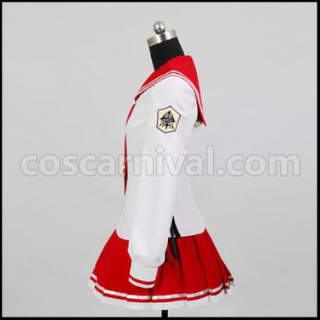 Aria the Scarlet Ammo Aria H. Kanzaki Costume + Wig 2 Piece Set coscarnival - Hem Detail