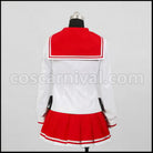 Aria the Scarlet Ammo Aria H. Kanzaki Costume + Wig 2 Piece Set coscarnival - Color and Pattern