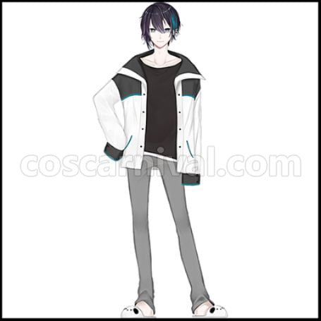 [Nijisanji Costume] Nijisanji VTuber Mayuzumi Kai Cosplay Costume coscarnival - Front View