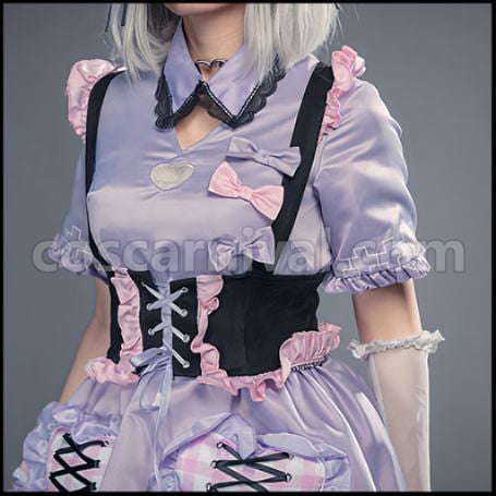 [Nijisanji Costume] Nijisanji VTuber Sukoya Kana Western Clothes Cosplay Costume coscarnival - Back View
