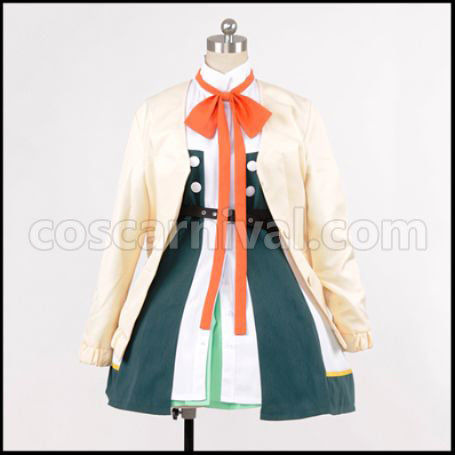 Tsukiuta. Fluna March Momosaki Hina School Cosplay Costume coscarnival - Front View