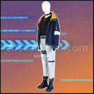 [Nijisanji Costume] Nijisanji VTuber Leo Cosplay Costume VTuber coscarnival - Back View