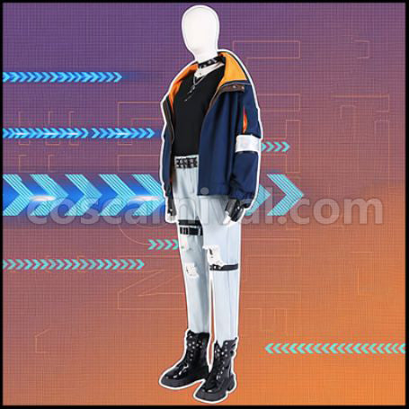 [Nijisanji Costume] Nijisanji VTuber Leo Cosplay Costume VTuber coscarnival - Back View