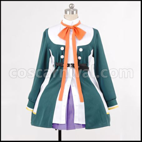 Tsukiuta. Fluna January Hanazono Yuki School Cosplay Costume coscarnival - Front View