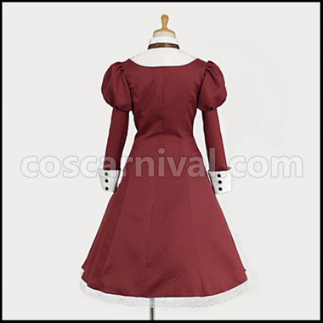 Axis Powers Hetalia Liechtenstein Costume + Wig Set coscarnival - Color and Pattern