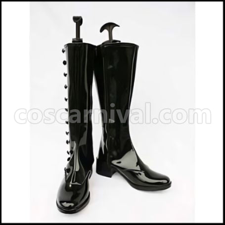 GOSICK Gothic Victorique de Blois Costume + Wig + Boots Three Piece Set coscarnival - Side Profile