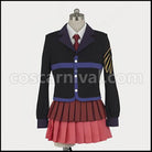 Umineko When They Cry Ushiromiya Shizuka Outfit + Wig 2-Piece Set coscarnival - Detail Close-up