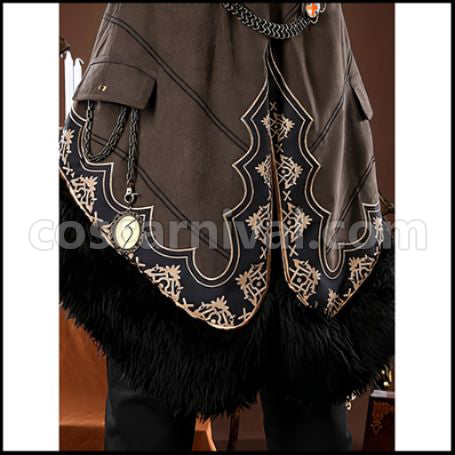 Genshin Impact Diluc Custom Made Cosplay Costume coscarnival - Detail Close-up