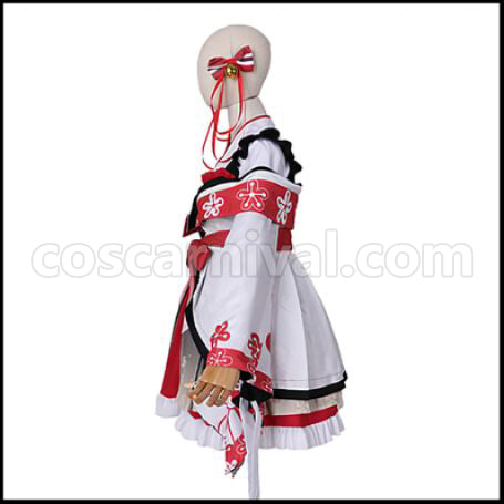 [Nijisanji Costume] Nijisanji VTuber Arisu Mana Cosplay Costume coscarnival - Back View