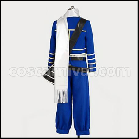 Tegami Bachi Lag Seeing Outfit + Boots 2 Piece Set coscarnival - Functional Details