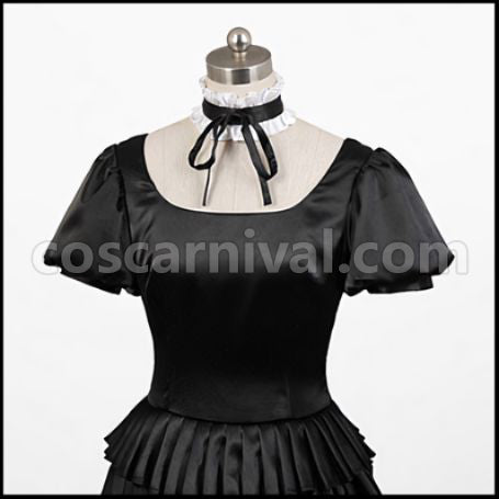 Beelzebub Hildegarde (Hilda) Costume + Wig 2 Piece Set coscarnival - Side Profile