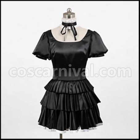 Beelzebub Hildegarde (Hilda) Costume + Wig 2 Piece Set coscarnival - Detail Close-up