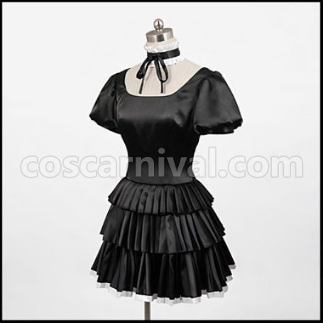 Beelzebub Hildegarde (Hilda) Costume + Wig 2 Piece Set coscarnival - Collar Design