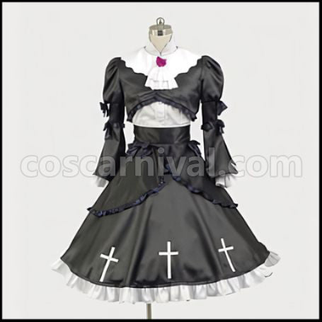 My Little Sister Can't Be This Cute Kuroneko Costume + Boots Set coscarnival - Cuff Style