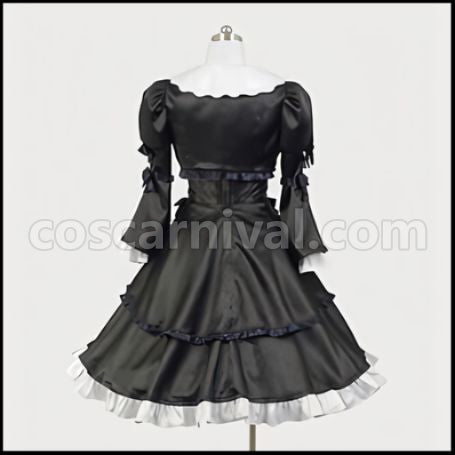 My Little Sister Can't Be This Cute Kuroneko Costume + Boots Set coscarnival - Hem Detail
