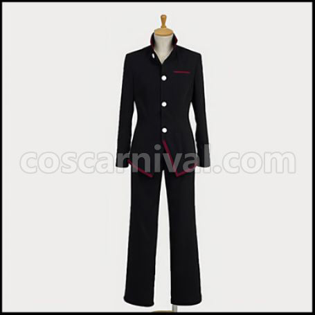 Bakemonogatari Koyomi Araragi Costume and Boots Set coscarnival - Cuff Style