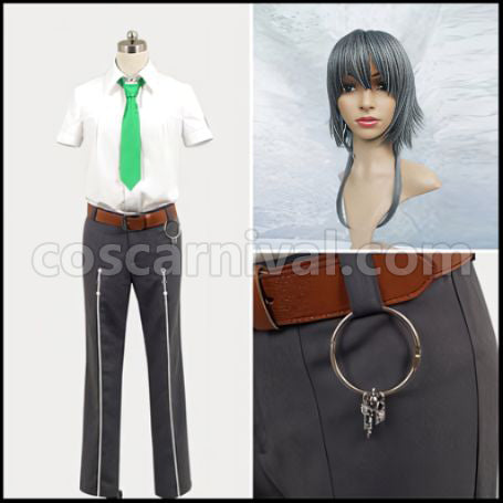 Starry Sky Azusa Kinose Outfit + Wig 2 Piece Set coscarnival - Front View