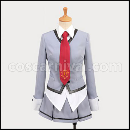 Betrayal Knows My Name Toko Murasame Costume + Wig + Boots Set coscarnival - Hem Detail
