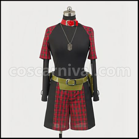 Togainu no Chi Rin Costume + Shoes 2 Piece Set coscarnival - Hem Detail