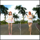 Toaru Kagaku no Railgun S Misaka Mikoto Swimsuit Free Size Cosplay Costume coscarnival - Front View