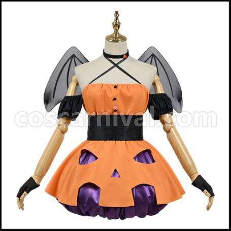 Lycoris Recoil Chisato Nishikigi and Takina Inoue Halloween Cosplay Costume coscarnival - Front View